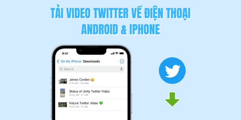 Hướng dẫn tải video Twitter về điện thoại