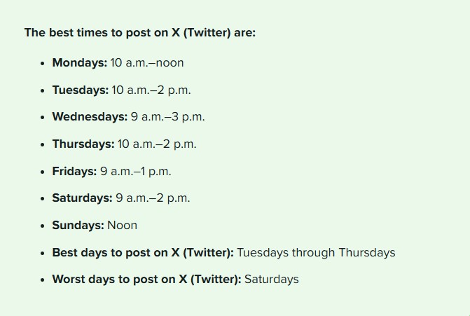 best-time-to-post-on-x